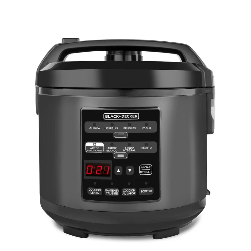 Olla Multifuncional Digital 12 Programas 3 Litros Mch14 Negro Black+ Decker