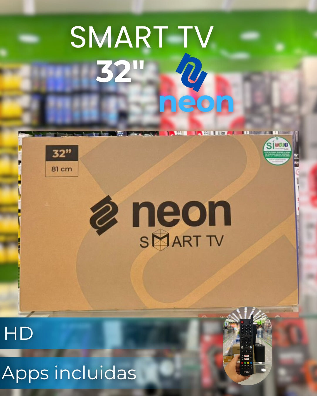 TELEVISOR NEON 32"