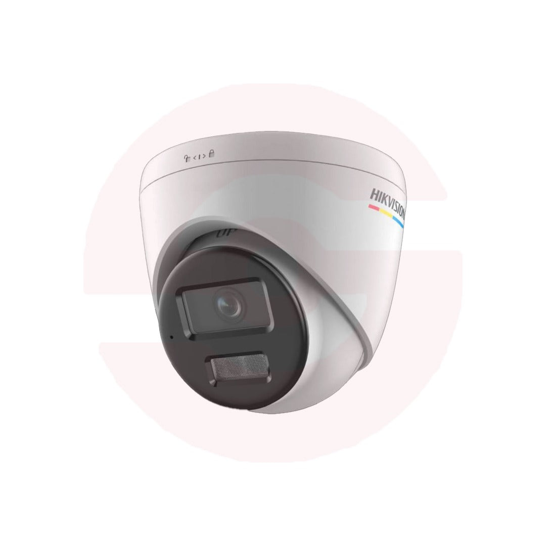 CÁMARA DOMO 2 MP COLORVU SMART HYBRID LIGHT / LENTE FIJO 2.8/4 MM / IR‑BLANCO 30 M / DETECCIÓN HUM‑VEH / H.265+ / MICRÓFONO / SD 512 GB / IP67