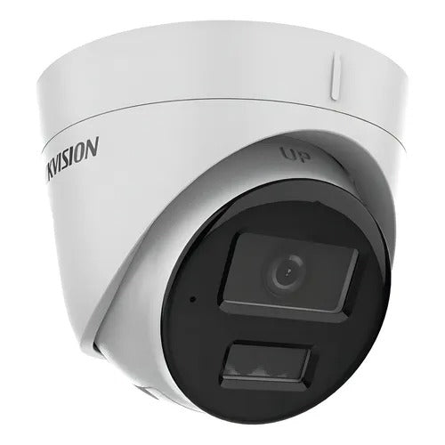 CÁMARA DOMO 2 MP SMART HYBRID LIGHT / LENTE FIJO 2.8/4 MM / IR‑BLANCO 30 M / DETECCIÓN HUM‑VEH / H.265+ / MICRÓFONO / SD 512 GB / IP67