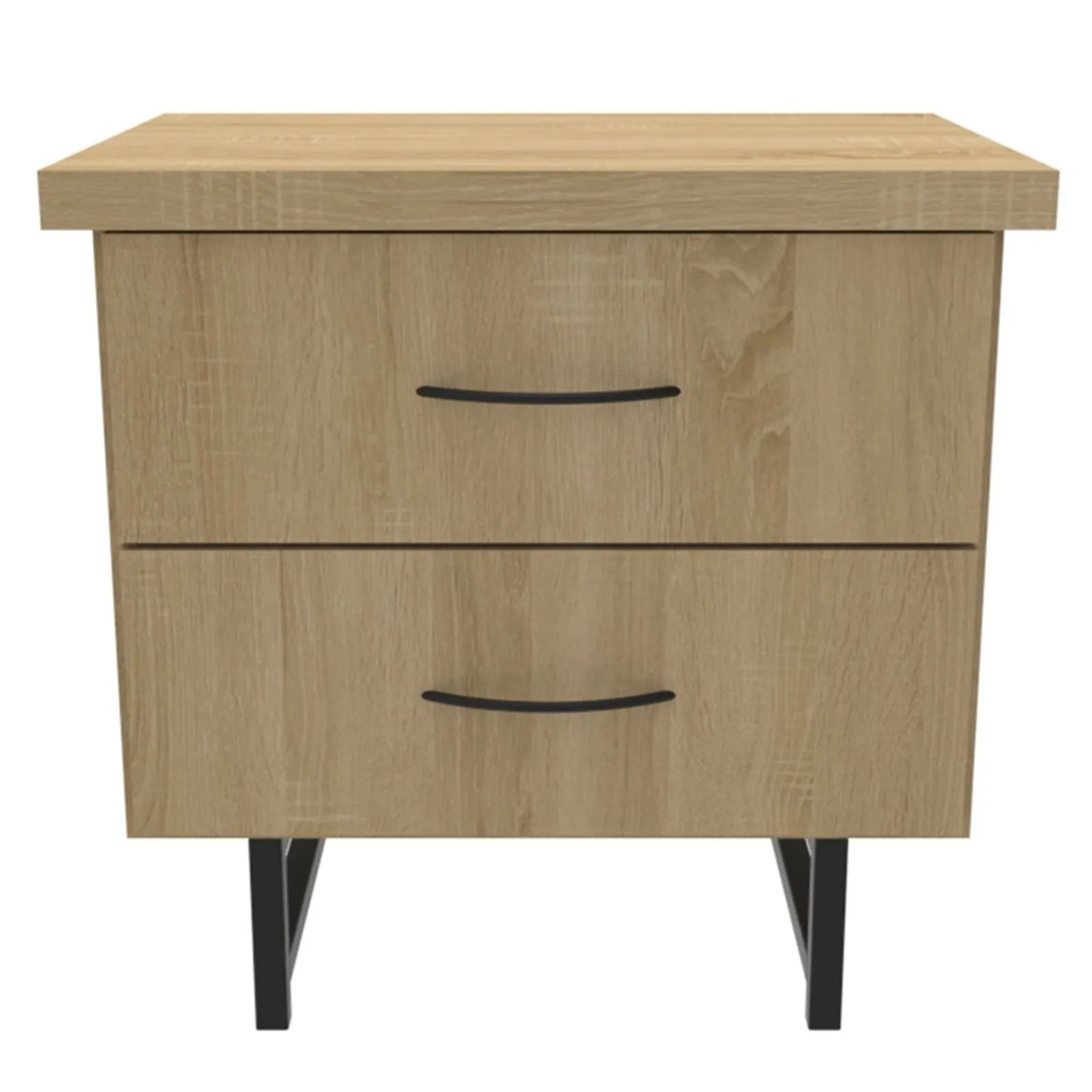 🛏️✨ Mesa de Noche Eli Moduofi – 2 Cajones ✨🛏️