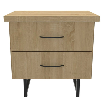 🛏️✨ Mesa de Noche Eli Moduofi – 2 Cajones ✨🛏️