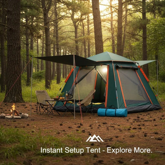 Carpa Para Camping de Armado Automático Para 4 Personas