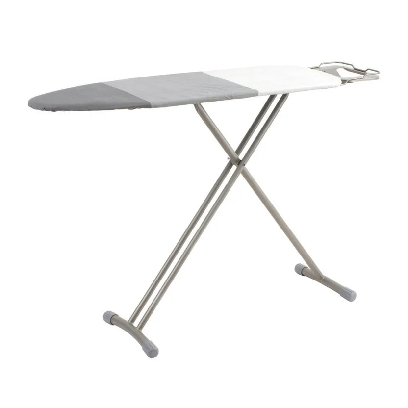 Mesa de Planchar con Base Grises Kleine 114X35cm con Altura Regulable y Portaplancha