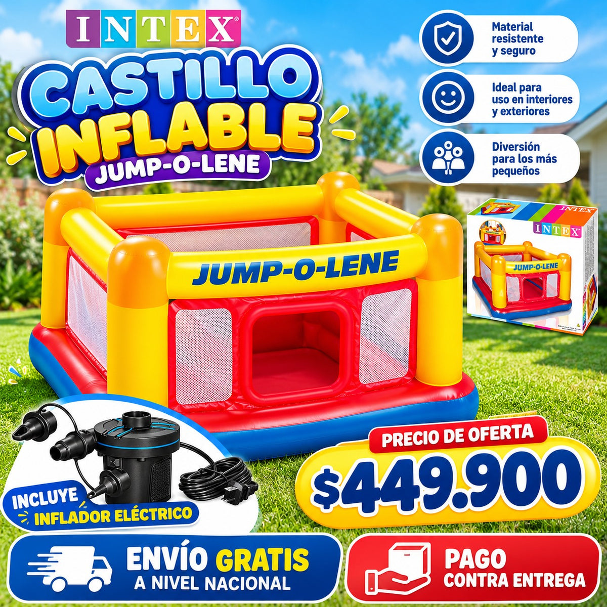 Castillo Inflable Intex Jump-o-lene