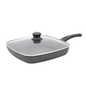 Plancha asadora tipo grill 28x28 Universal
