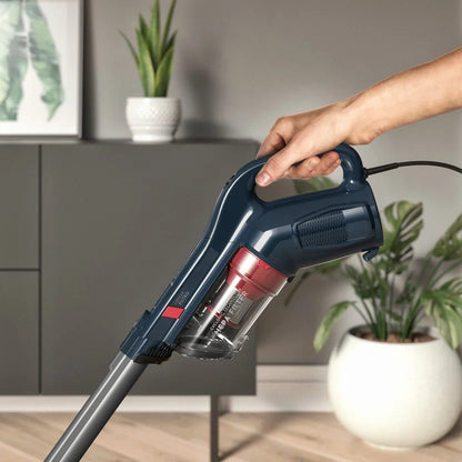 Aspiradora Vertical 1 Lts Powerspeed Gris/Azul